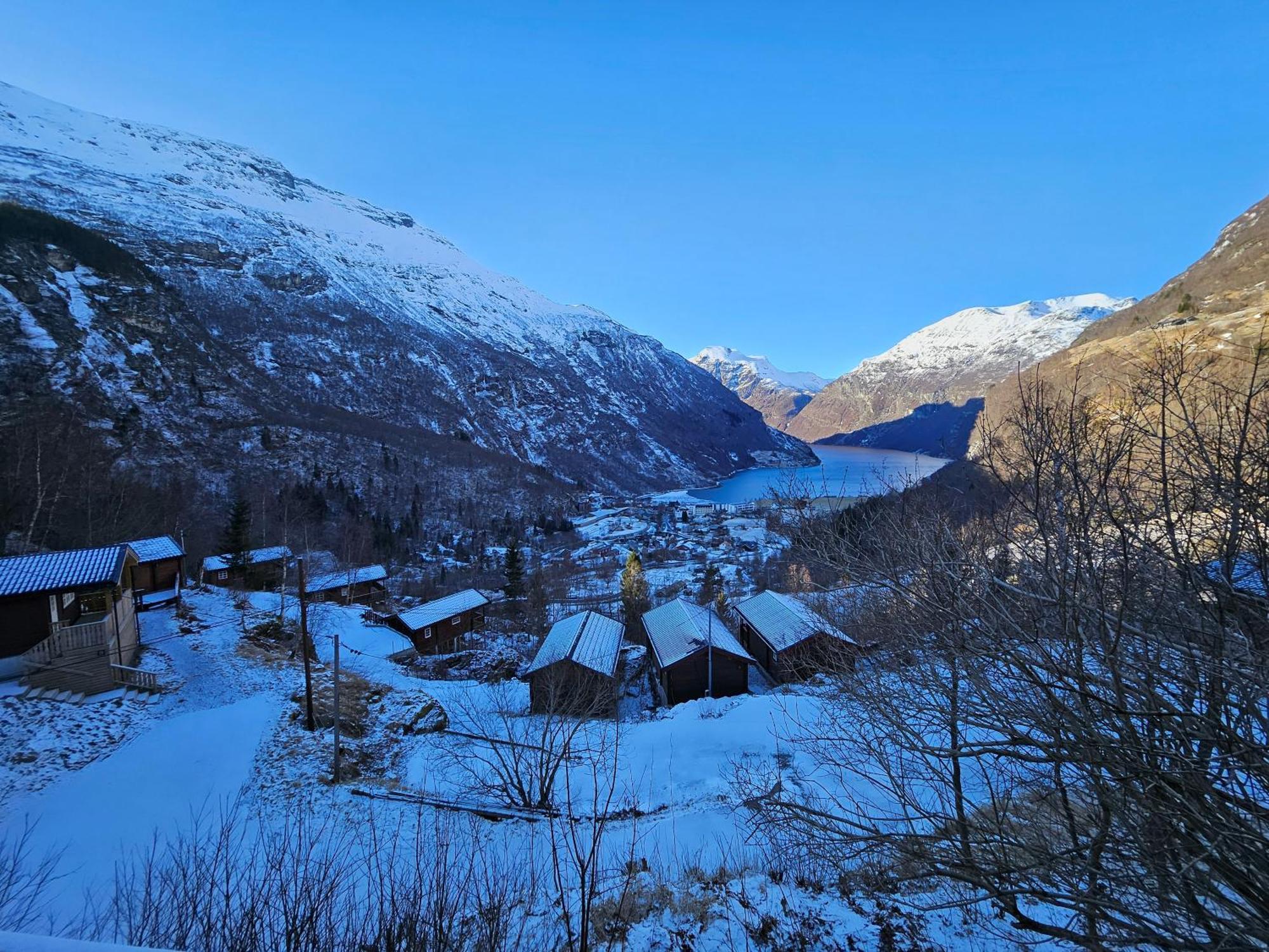Fossen Camping Geiranger Exterior foto
