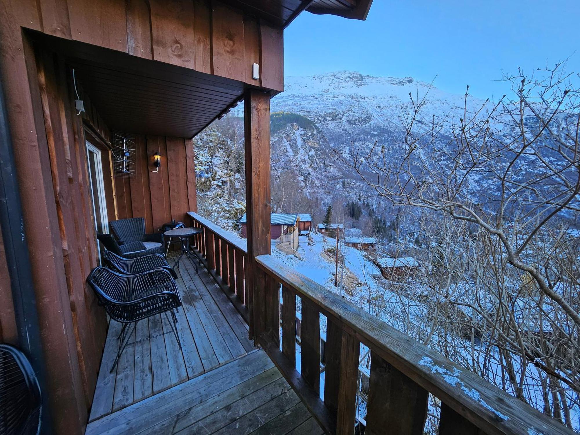 Fossen Camping Geiranger Exterior foto